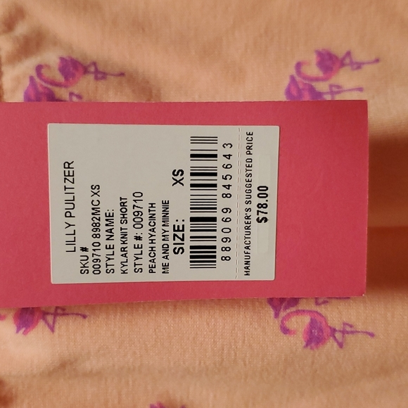Lilly Pulitzer kyler knit short flamingo - Picture 3 of 3